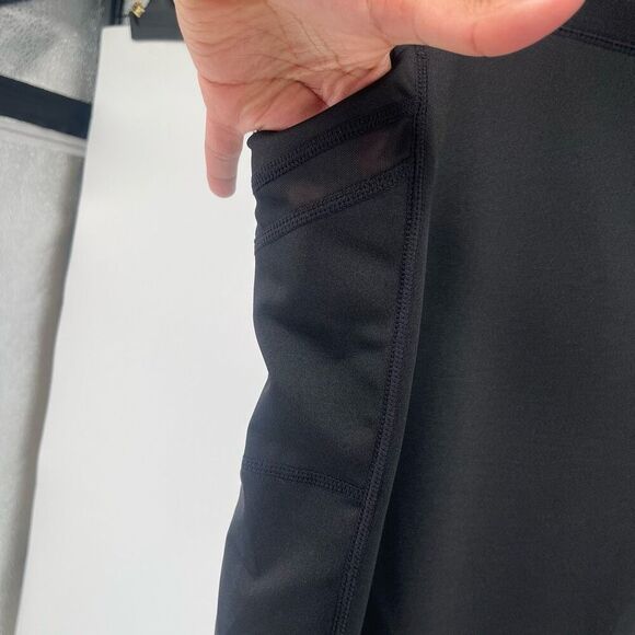 RAG Plus Women’s Jet Black Lightweight Quick Dry Active 21” Capri Leggings 3X - Picture 7 of 13